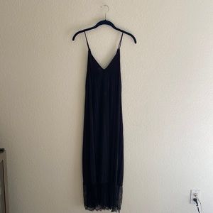 Black Spaghetti Strap Dress